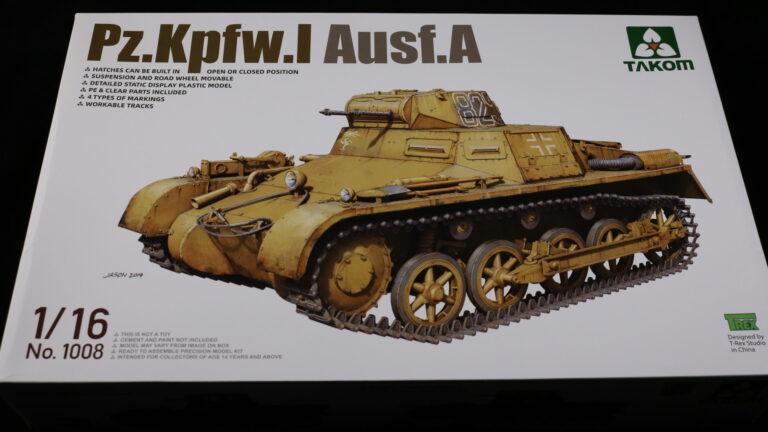 [Takom] Panzer Pz.Kpfw.I Ausf.A 1/16 scale